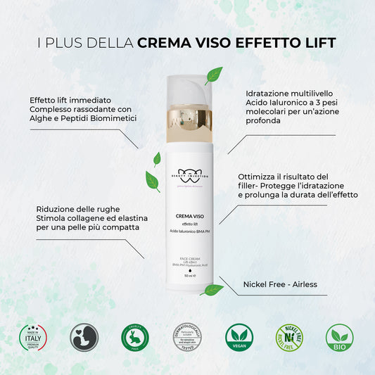 CREMA Viso Effetto LIFT — Pelli Mature • Effetto LIFT Cosmetico