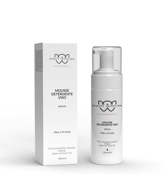 MOUSSE Detergente Viso Delicata · FORMULA BREVETTATA