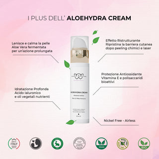 ALOEHYDRA CREAM idratante lenitiva Aloe & Mela Annurca
