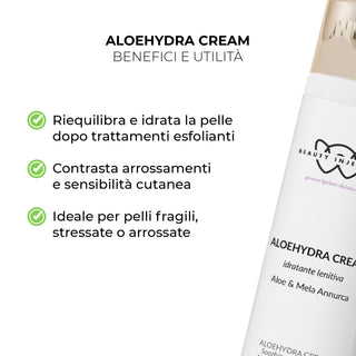 ALOEHYDRA CREAM idratante lenitiva Aloe & Mela Annurca