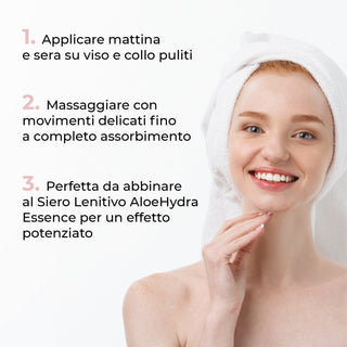 ALOEHYDRA CREAM idratante lenitiva Aloe & Mela Annurca
