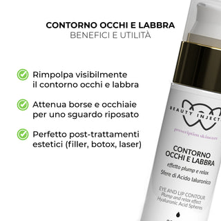 Contorno occhi e labbra - Con sfere di acido ialuronico