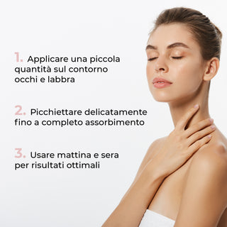 Contorno occhi e labbra - Con sfere di acido ialuronico