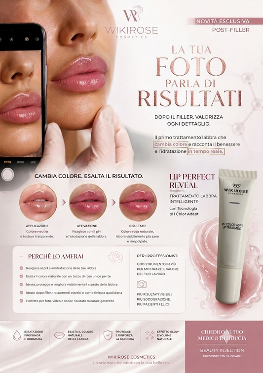 Ph Color Adpt Lip Treatment -
Il trattamento post filler labbra pensato per essere fotografato