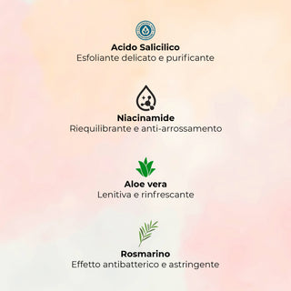 MOUSSE DETERGENTE ASTRINGENTE pelli grasse e impure