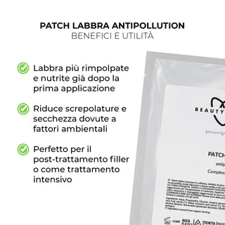 Patch labbra rimpolpante e antipollution monouso