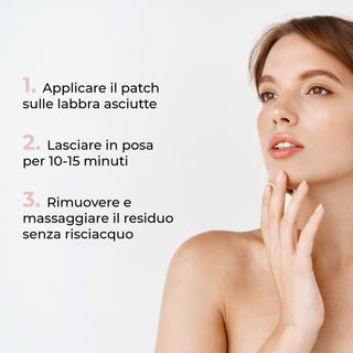 Patch labbra rimpolpante e antipollution monouso