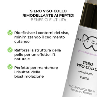 SIERO VISO-COLLO rimodellante peptidi
